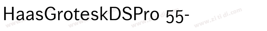 HaasGroteskDSPro 55字体转换